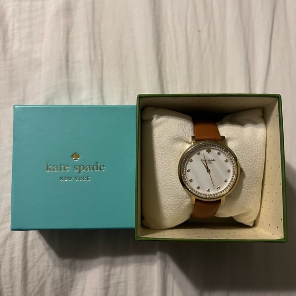 Kate Spade Brown Leather Watch - Picture 2 of 5